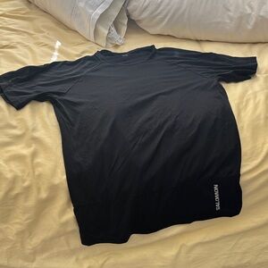Salomon Black Short-Sleeve Athletic Tee